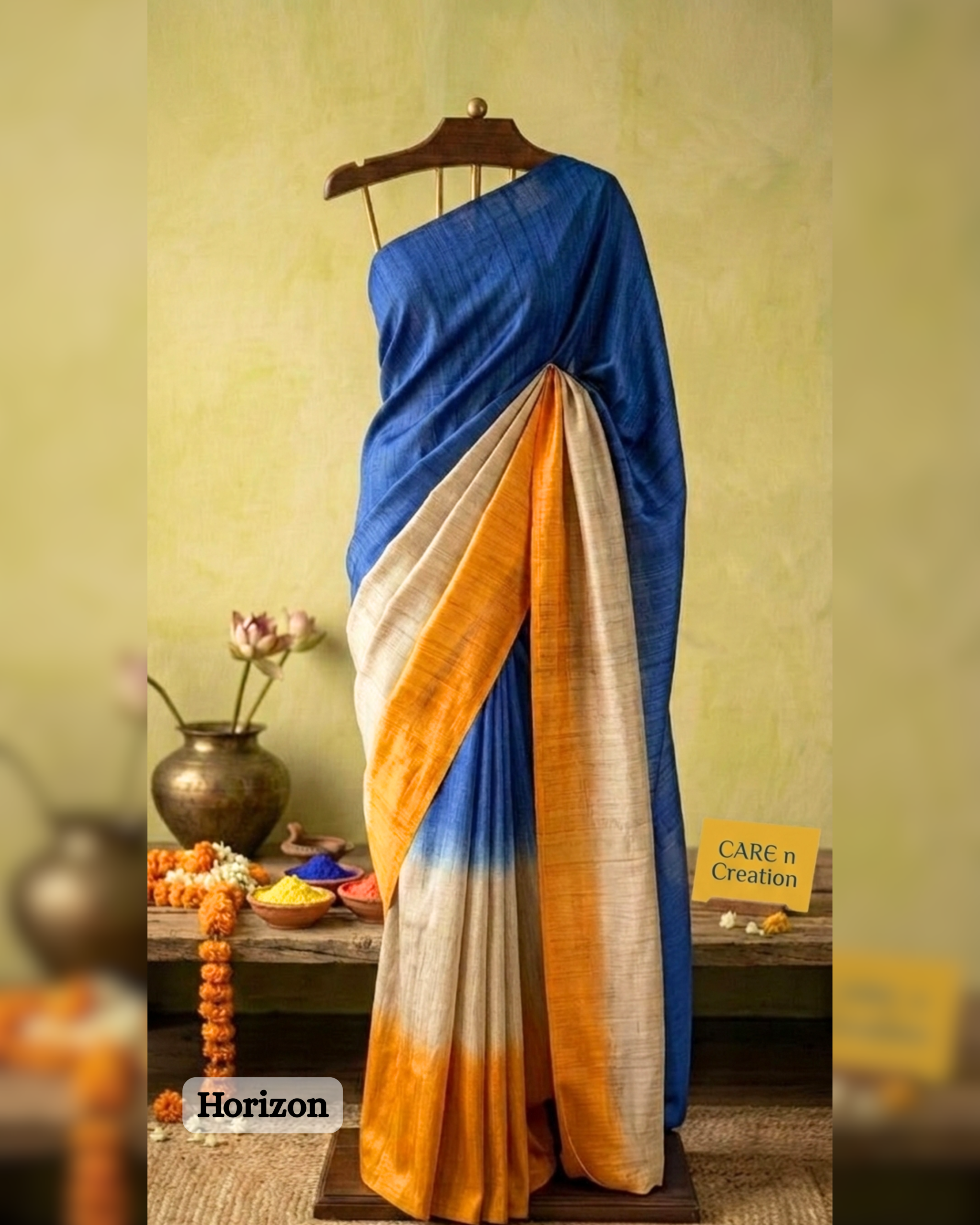 Tasar Tie and Dye Sarees - HOLI - Image 3