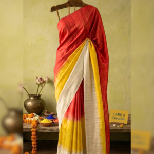 Tasar Tie and Dye Sarees - HOLI